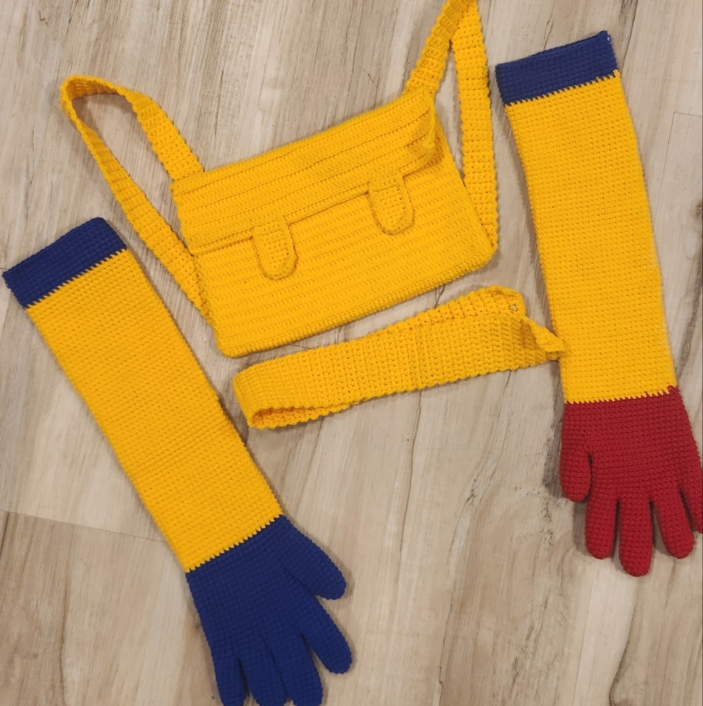 Colorful Crochet Accessories Set